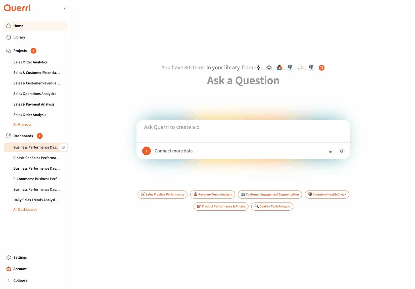 Getting Started Screen
